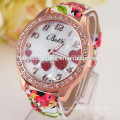 Heart to heart diamond big dial ladies watches